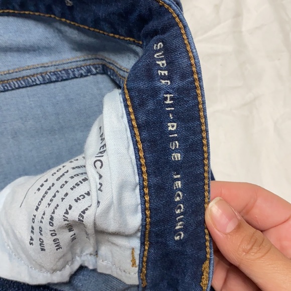 AMERICAN EAGLE DARK BLUE JEANS - Picture 3 of 4